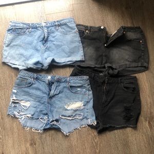 High Waisted Jean Shorts
